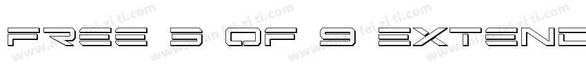Free 3 of 9 Extended字体转换